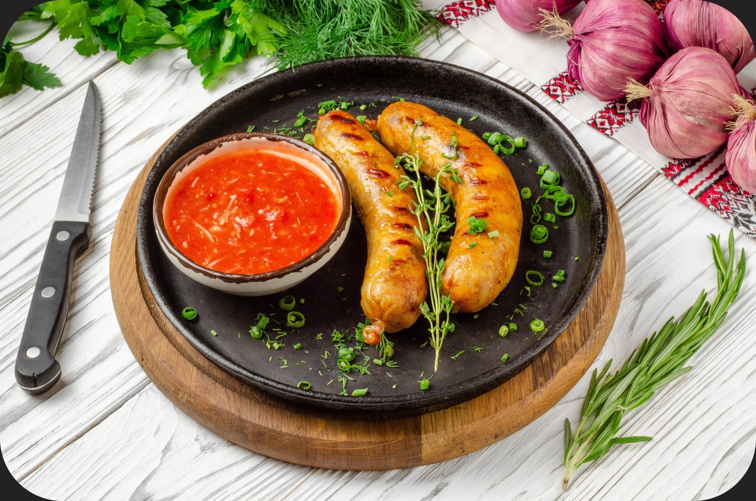 Домашние куриные колбаски Домашние куриные колбаски