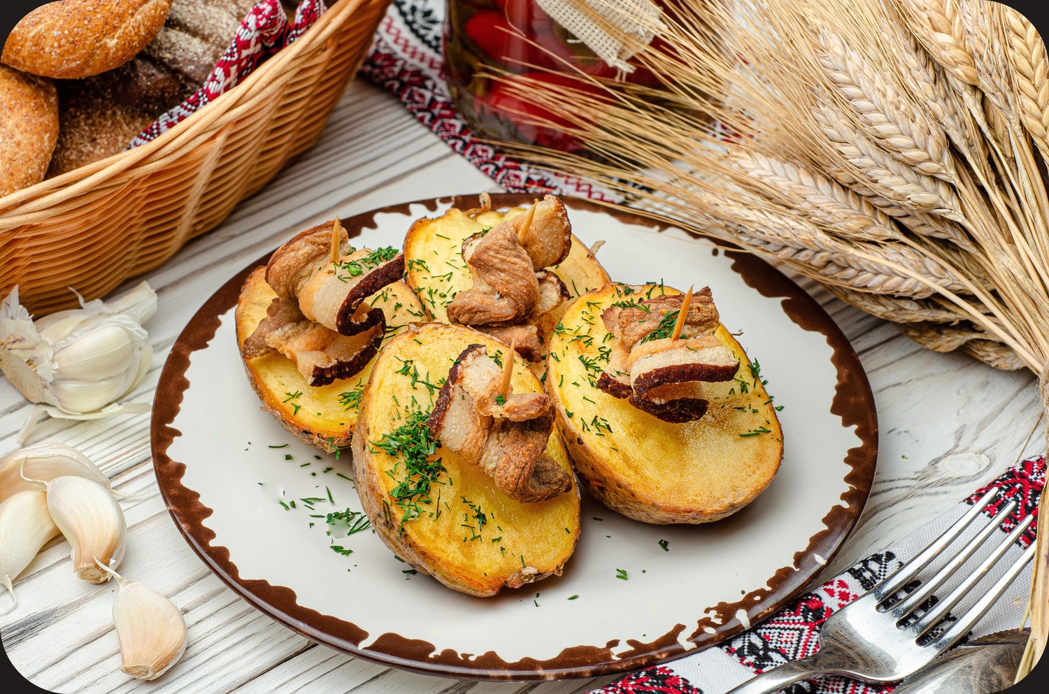 Картофель кораблик Картофель кораблик