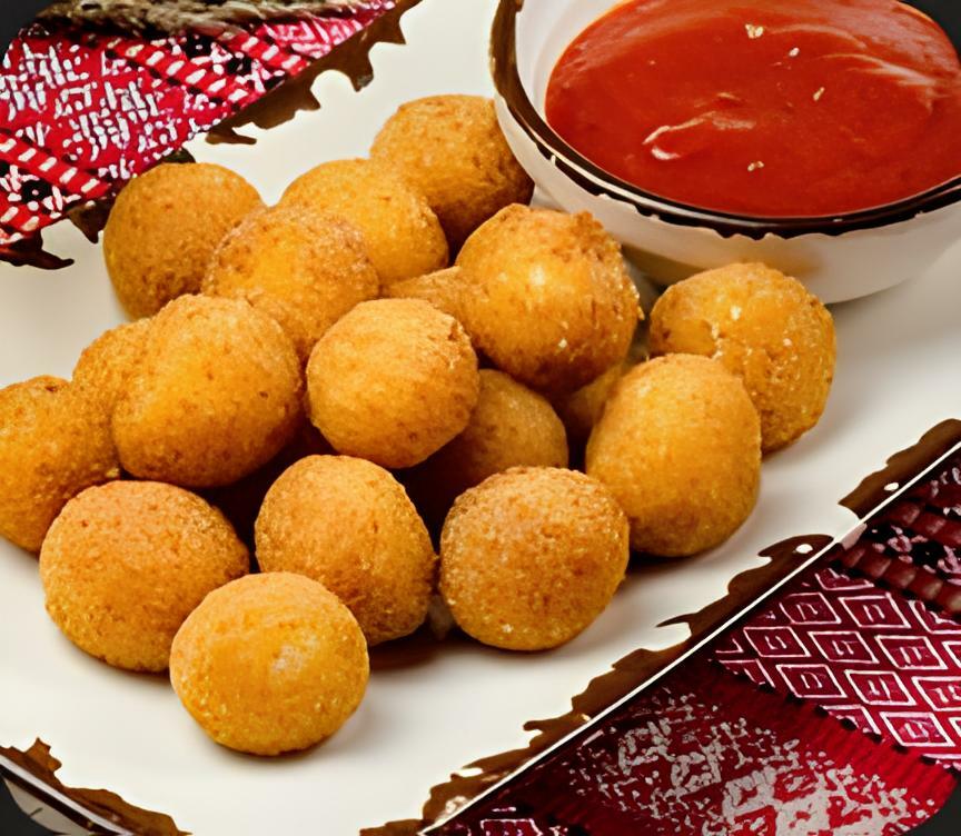 Хрустящие Сырные шарики во Фритюре Хрустящие Сырные шарики во Фритюре