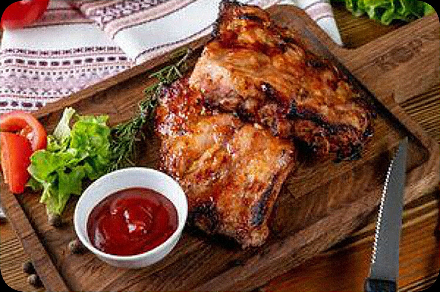 Свиные ребрышки запеченые в меду Свиные ребрышки запеченые в меду