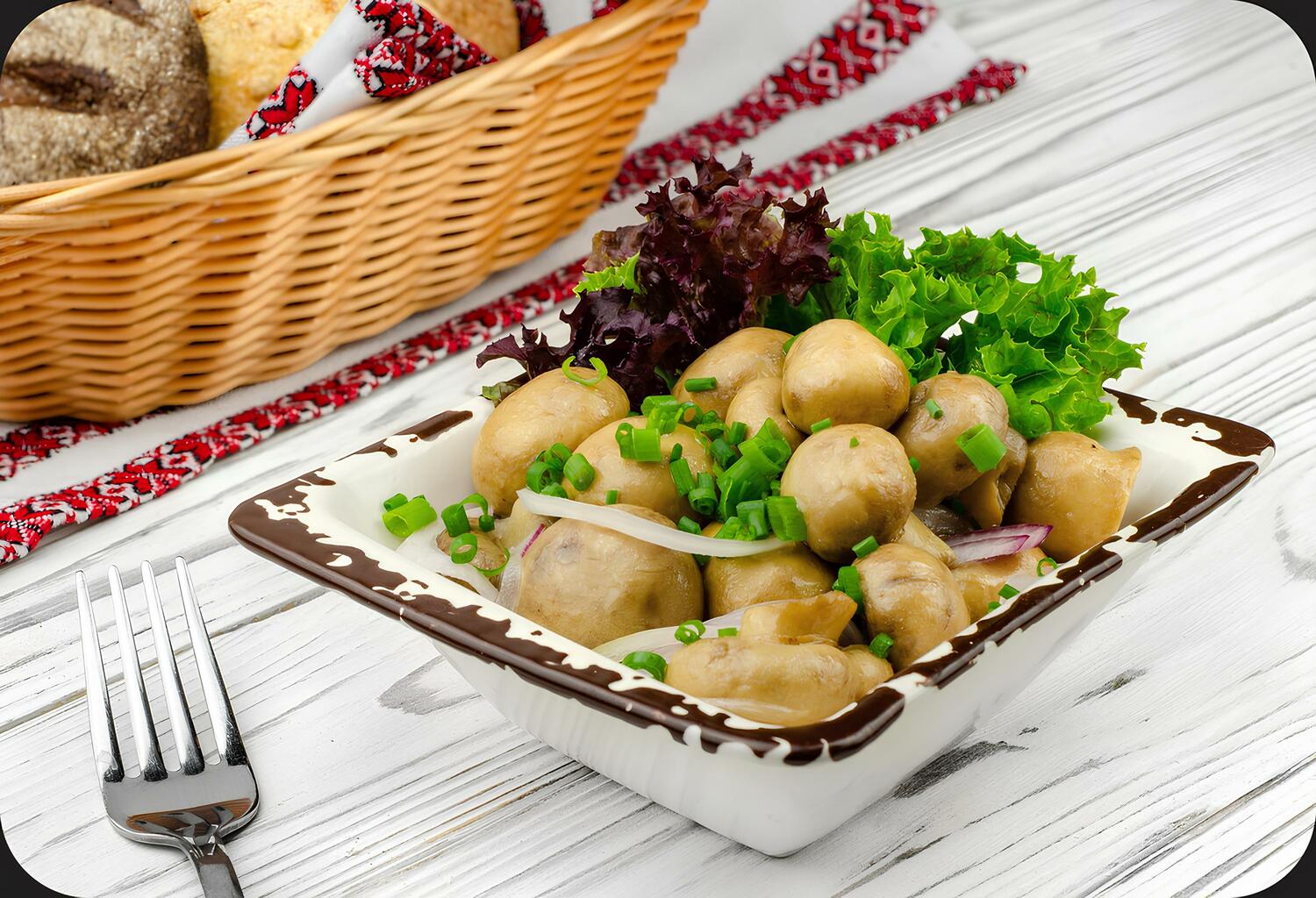 Шампиньоны маринованные по фирменному рецепту Шампиньоны маринованные по фирменному рецепту